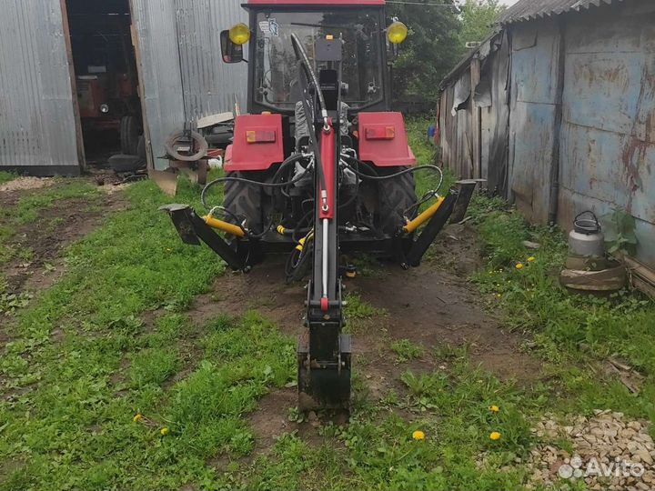 Навесной экскаватор для мини трактора