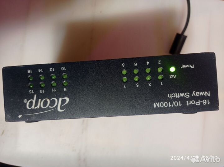 Коммутатор свитч на 16 и 5 пин