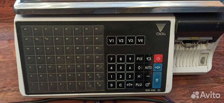 Весы с печатью Диги