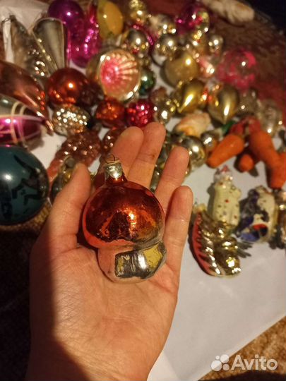 Елочные игрушки СССР гриб