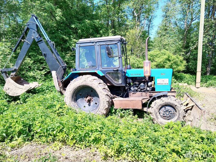 Услуги трактора экскаватора