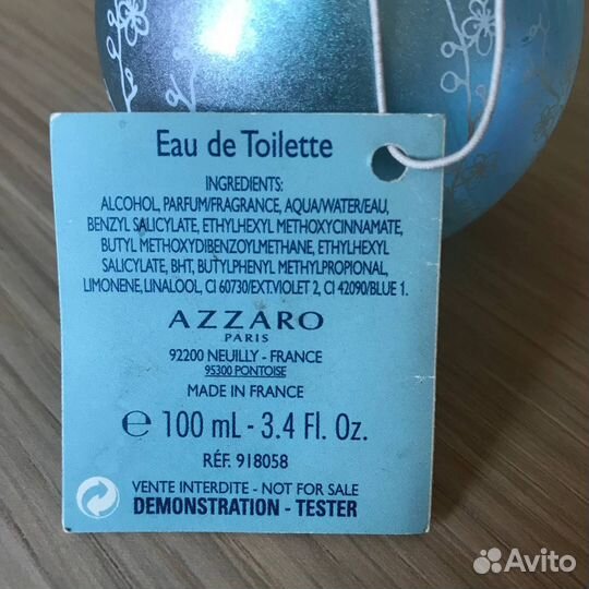 Azzaro Blue Charm 100ml