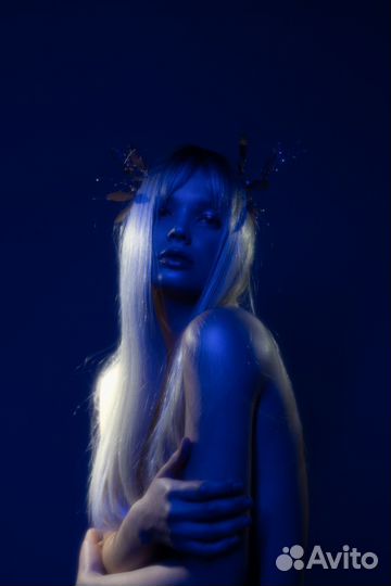 Парик блонд длинный