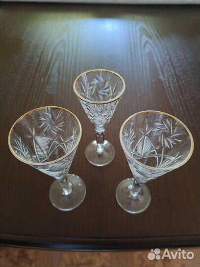 Хрустальные фужеры бокалы СССР