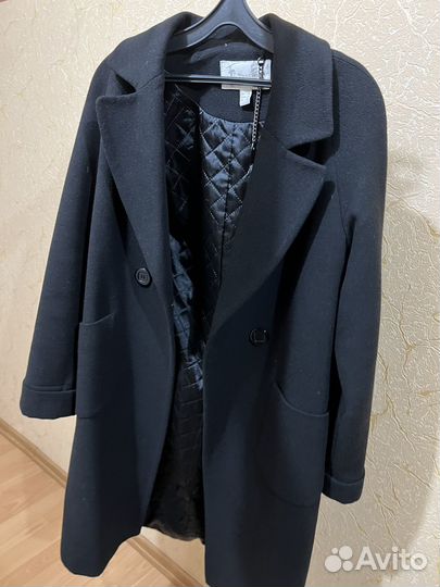Пальто классическое черное женское,Зимнее