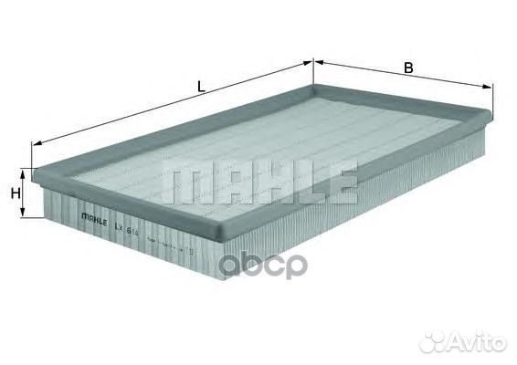 Фильтр воздушный lx614 Mahle/Knecht