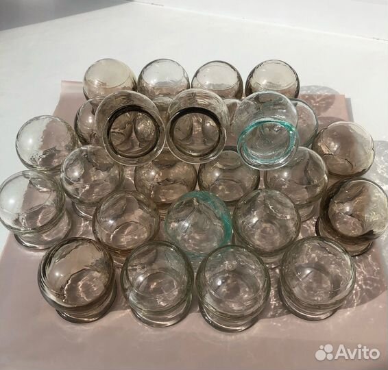 Банки медицинские стекло 26 штук