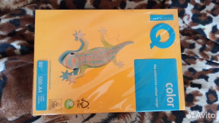 Цветная бумага для принтера А4 серии IQ