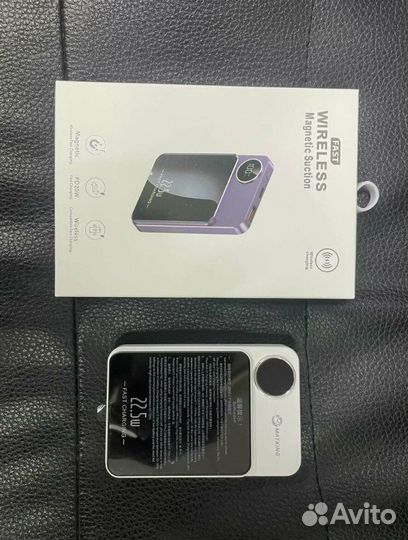 Магнитный пауэрбанк 15W/22.5W (Белый)