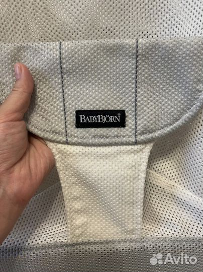 Шезлонг BabyBjorn Bliss Mesh, бежево-серый