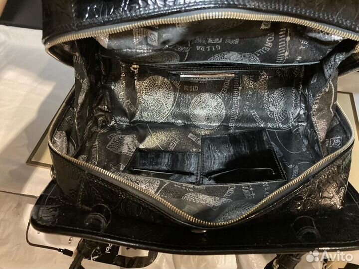 Сумка gilda tonelli кожа лак