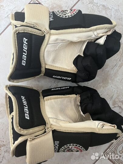 Краги хоккейные bauer cus ds 4-roll team pro - sr