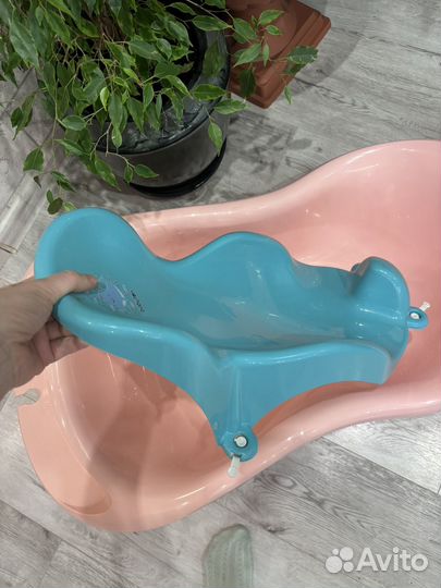 Ванночка с горкой для купания