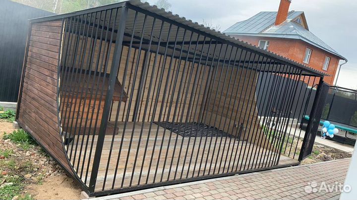 Вольер для собак под ключ