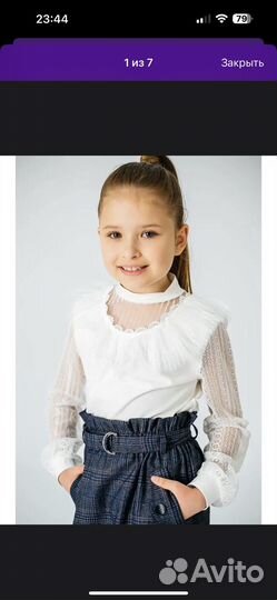 Блузка на девочку 146