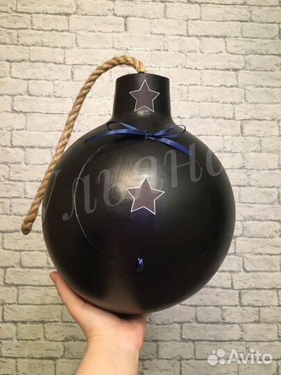 Подарочный бокс мужской коробка упаковка бомба