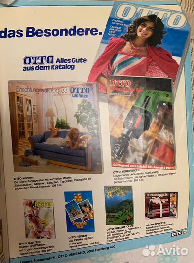 Журнал отто -винтаж весна-лето 1983год-винтаж