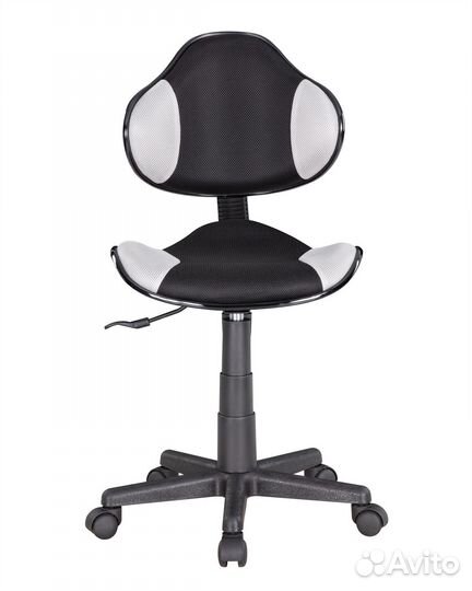 Стул офисный QZY черно-белый