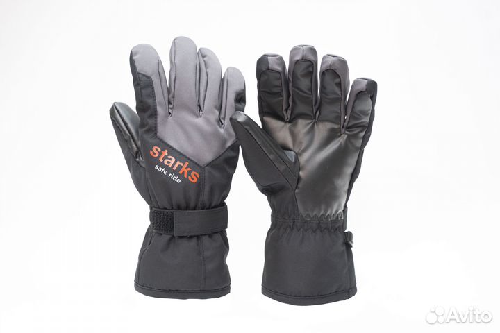 Перчатки Starks S1 (Черный/Серый, XL)