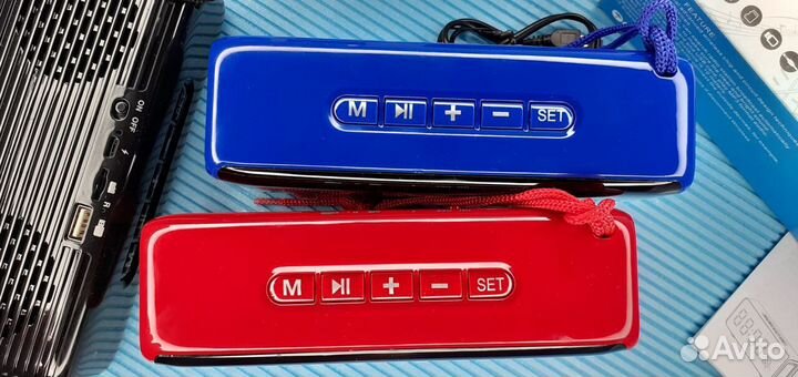 Портативная колонка TG с Цифровым Будильником