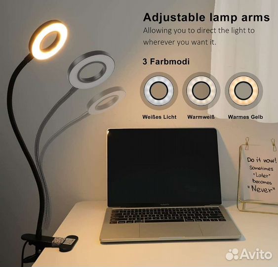 Светодиодная лампа зажим