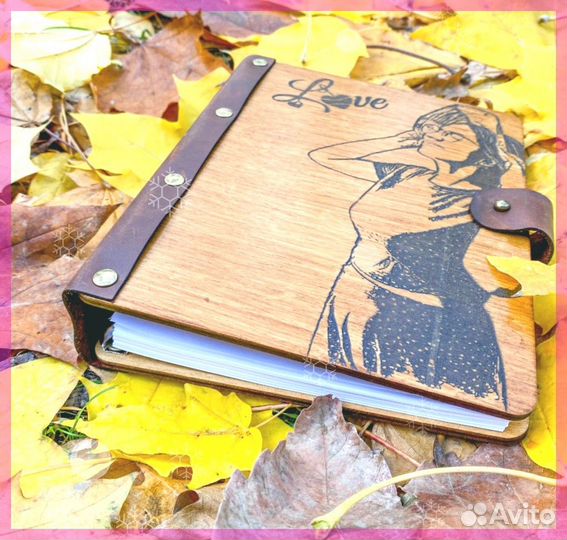 Деревянный блокнот / ежедневник