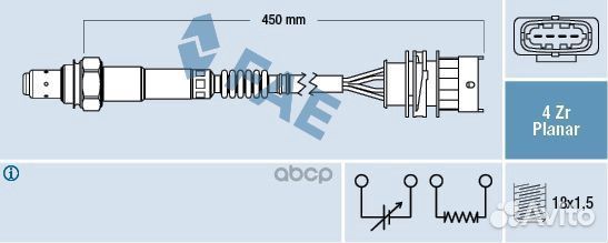 Лямбда-зонд opel 77525 FAE