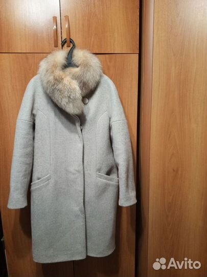 Пальто женское драповое зимнее