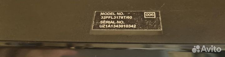 Телевизор Philips 32PFL3178T/60
