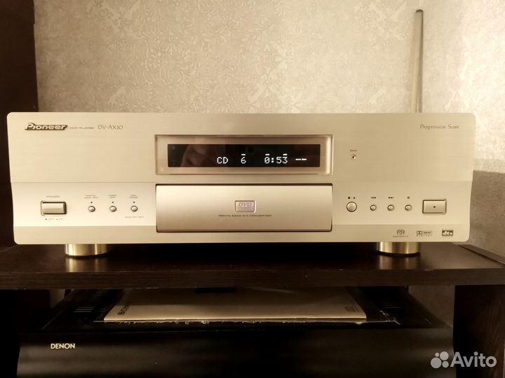 Pioneer DV-AX10. CD, sacd, DVD плеер