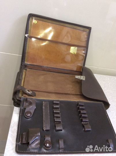 Планшет- сумка полевая, офицерская,кожаная. 1977г