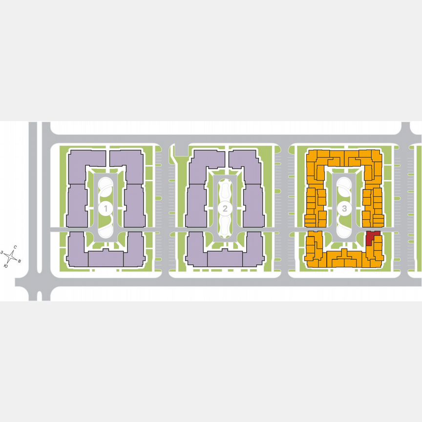 3-к. квартира, 77,1 м², 2/4 эт.