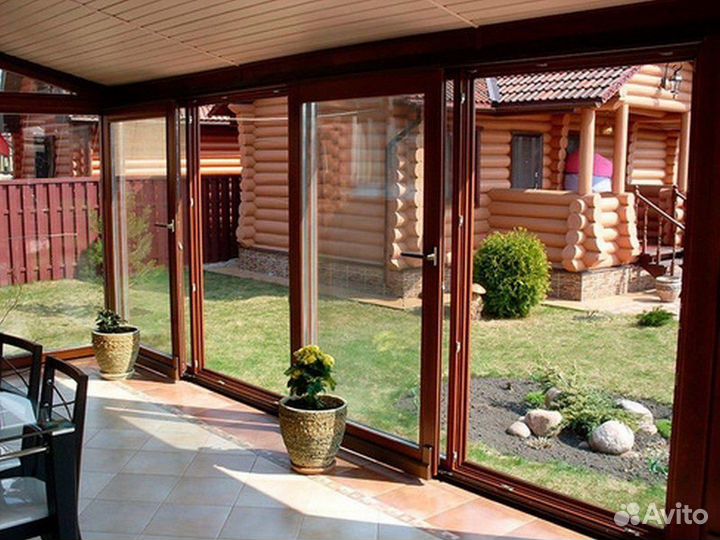 Окна пвх для террасы, веранды, беседки