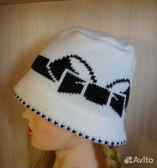 Шапка-панама на дев