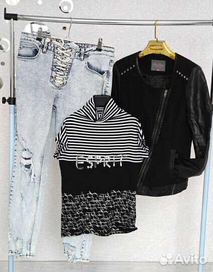 Джинсы, куртка, кофта женская, 44-48