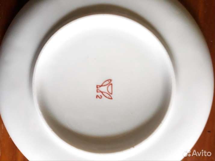 Блюдце фарфор из сервиза СССР