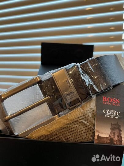 Мужской кожаный ремень