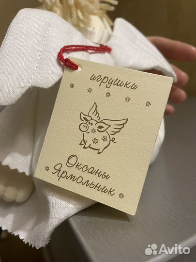 Игрушка ангел ручной работы