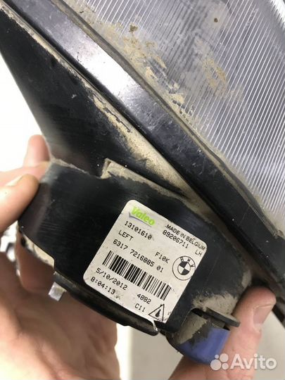 Фара левая противотуманная BMW F10 птф