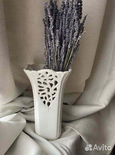 Ваза белая «ажур»