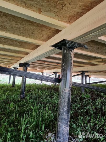 Винтовые сваи установка под ключ