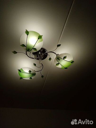 Люстра потолочная бу