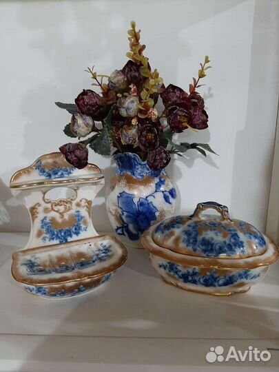 Антикварный набор ванную комнату