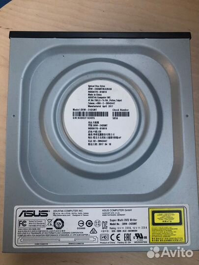 Привод DVD-RW asus DRW-24D5MT