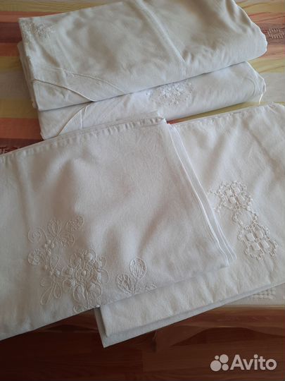 Пододеяльники,полотенца для посуды,лён ГДР СССР