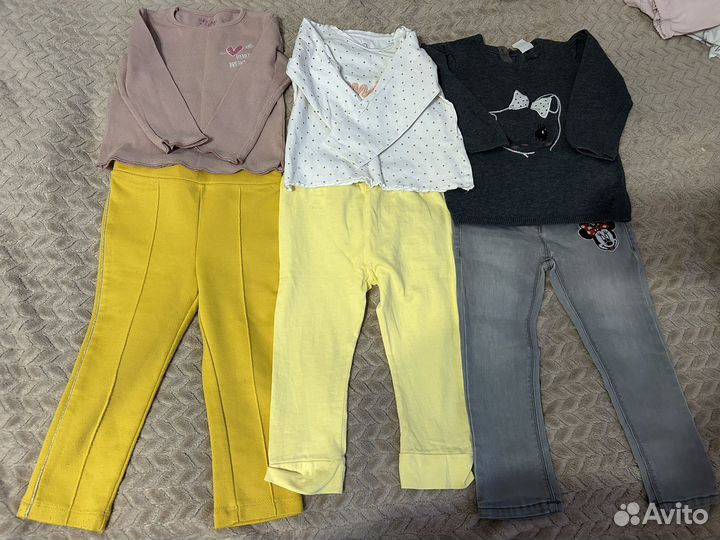 Детские вещи пакетом для девочек 80 86