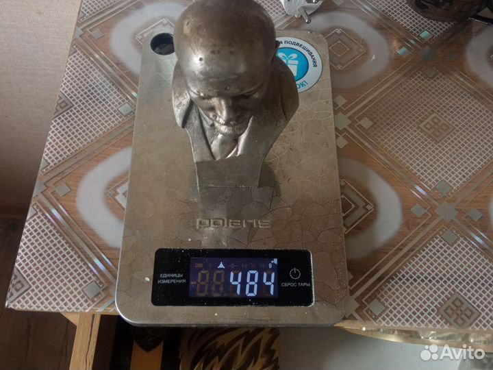Бюст ленина бронза