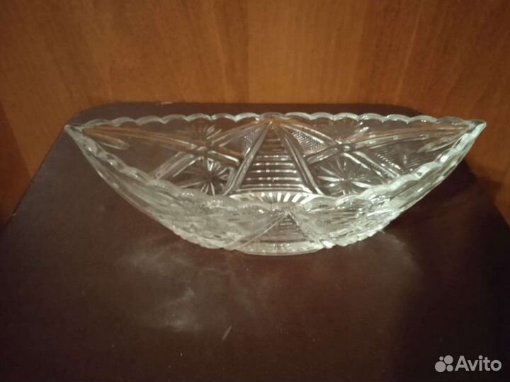 Салатник хрустальный СССР