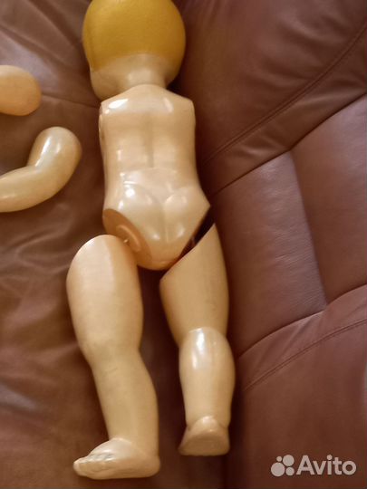 Кукла пупс целлулоид СССР пловчиха. Большая