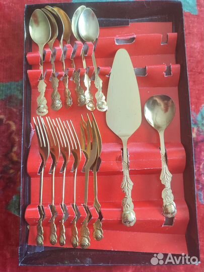 Вилки ложки набор десертных столовых приборов ГДР
